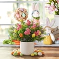 thumbnail image 6 of Stijggn Easter Egg Picks Easter Gifts Egg Picks with Colorful Eggs Green Eucalyptus Leaves for Home Centerpiece Vase Windowsill Decor and Spring Summer Holidays, 6 of 8