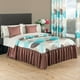 thumbnail image 3 of Colcha Matrimonial Café y Beige Con Cojines Ultra Suave Elefantito E22748, 3 of 3