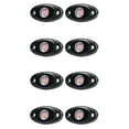 thumbnail image 1 of 8 Pods LED Rock Lights Kit Waterproof Underglow LED Neon Trail Rig Lights for Truck ATV Offroad Boat-Red, 1 of 10