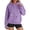 Purple, variant on Cat Pouch Hoodie for Women Small Pet Carrier Sweatshirt Kangaroo Pocket Cat Holder Long Sleeve Pullover Hoodie