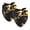 Multi-colored, variant on PhooArto Golden Roses Flower Silhouette Pattern Dog Bandanas, 2 Pack Soft Washable Pet Scarf Triangle for Large Dogs Puppies and Cats