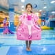 thumbnail image 4 of Advancent Poncho de baño cómodo rosa para niños con capucha, toalla de playa con capucha para niños, absorbente de agua fuerte Juegos de accesorios de baño, 4 of 6