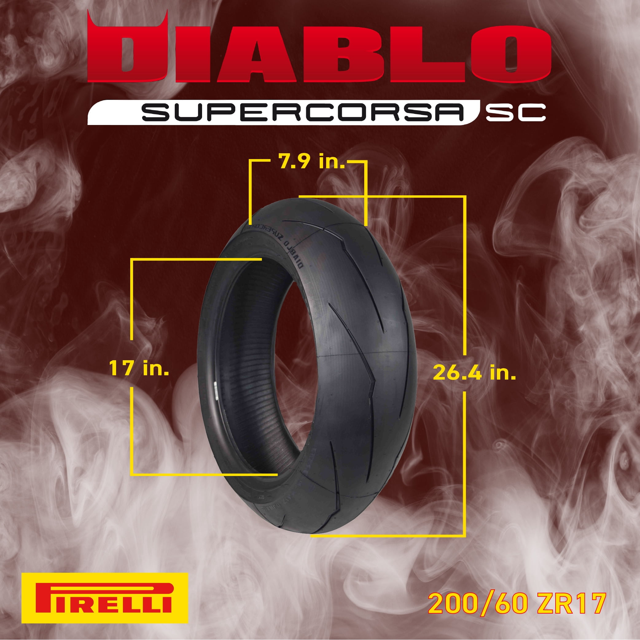 Pirelli Tire 200/60ZR17 Rear SUPER CORSA V3 Jamaica | Ubuy