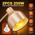 thumbnail image 2 of Lámpara Calefactora de Alimentos BOEASTER 250W Acero Inoxidable Cabezal Único, 2 of 9