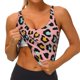 thumbnail image 3 of Fotbe Leopard Sujetador Deportivo Largo sin Aros para Mujer con Almohadillas y Soporte Medio, Transpirable y Absorbente, Camiseta Tipo Chaleco o Tank Top-Medium, 3 of 8