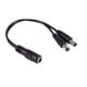 thumbnail image 3 of 5.5x2.1mm 1 to 2 M/F DC Power Splitter Cable for Security CCTV Camera, 3 of 5