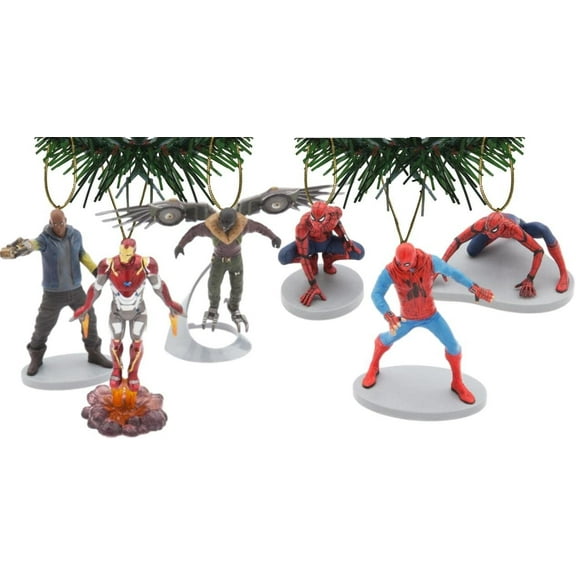 Characteristix Disney/Marvel Spider-Man: Homecoming Holiday Ornaments Set of 6 New