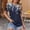 Z14-Navy tops for women, variant on Qetyuw Tops for Women Puff Short Sleeve Round Neck Shirts Floral Print Tees Loose Fit Comfy Tshirt Summer Casual Tops for Women