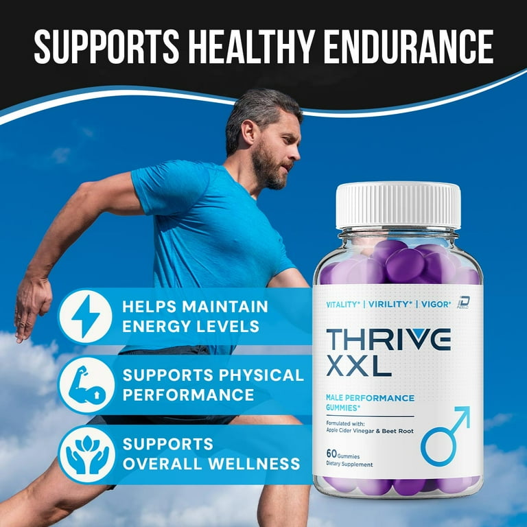 Thrive XXL Gummies for Men – ThriveXXL Gummy Natural Blend