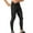 Black2, variant on Thermal Pants for Men Fleece Lined High Elastic Yoga Tights Casual Base Layer Running Leggings with Pockets