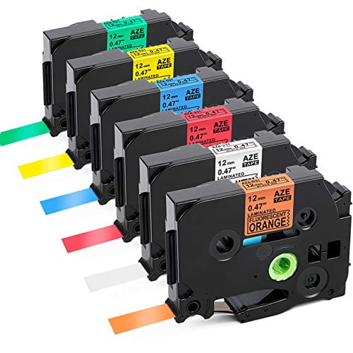 Labelife Compatible Label Tape Replacement for Brother P Touch TZe