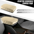 thumbnail image 2 of Unique Bargains Center Console Armrest Cover Console Covers Pad Trim Protector for Nissan Altima 2019-2023 Light Brown, 2 of 6