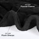 thumbnail image 3 of Colcha Sherpa Blanket Utopia Bedding, tamaño 127 x 152 cm, color negro, 3 of 8