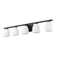 thumbnail image 5 of Z-Lite Naya 5 Light Vanity in Matte Black color, Steel frame, 5 of 8