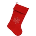 thumbnail image 5 of Christmas Stocking Rhinestone, "Snowflake", 5 of 5