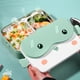 thumbnail image 5 of Caja De Almuerzo Dibujos animados Bento Box Contenedor de alimentos a prueba de fugas Resistencia al calor para niños Estudiantes Tmvgtek Libre de BPA, 5 of 6