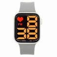 thumbnail image 1 of Reloj Digital LED Malubero Unisex gris Forma de la esfera cuadrada, 1 of 3