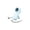 Light Blue, variant on THOPBPRK Handheld Fan Portable Mini Personal Fan USB Rechargeable Pocket Fan With Digital Display Small Fan With Lanyard For Travel Outdoor Activities , Mint Green