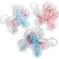 thumbnail image 2 of Baby Carriage Shaped Acrylic Candy Boxes 24 Pack 2.75"X2.75"X0.71", 2 of 7