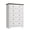 White, variant on SOLLED 5 Drawer Dresser 31.5 Inch Wide, Farmhouse Tall Chest with Smooth-Gliding Drawers & Scratch-Resistant Laminate for Bedroom Living Room Hallway,Gray