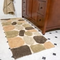 Chesapeake Pebbles Khaki Bath Rug Runner (24" x 60")