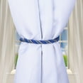 thumbnail image 2 of Ongmies Curtain Tiebacks Clearance Ropes Tie Backs for Window Curtain Cord Buckle Tiebacks Braided Tie Backs Home Decor Blue, 2 of 5