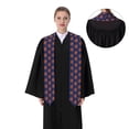 thumbnail image 4 of Haiem Octopus Pattern Graduation Stole 2024 | Premium Satin Sash for Graduation Ceremony, 4 of 7
