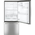 thumbnail image 2 of GE 20.9 Cu. Ft. Bottom Mount Refrigerator Fingerprint Resistant Stainless Steel - GDE21DYRKFS, 2 of 3
