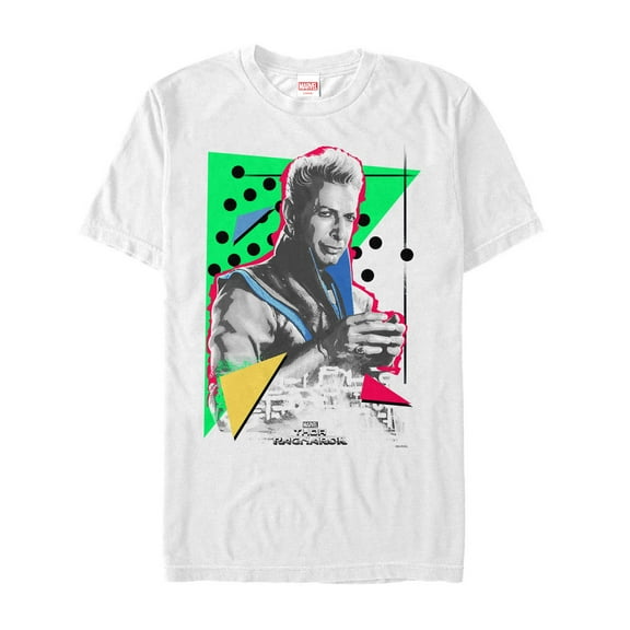 Men's Marvel Thor: Ragnarok Grandmaster Retro  Graphic Tee White Large