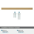 thumbnail image 6 of Amerock Monument 6-5/16 inch Center-to-Center Champagne Bronze Cabinet Pull, 10 Pack, 6 of 8