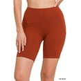 thumbnail image 1 of TheLovely Women & Plus Workout Yoga Running Compression Exercise Biker Shorts with Side Pockets, 1 of 4