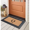 thumbnail image 5 of A1HC Natural Rubber & Coir 24x39 Monogrammed Doormat For Front Door, Anti-Shed Treated Durable Doormat for Outdoor Entrance, Heavy Duty, Low Profile, Easy to Clean, Long Lasting Front Porch Entry Rug, 5 of 7