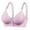 Purple, variant on Lace Bralettes for Women Padded Bra Feature V-Neck Push-up Bra Style W-1132 Black XL