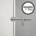 thumbnail image 3 of 1 Set Stainless Steel Barrel Bolt Lock Gate Latches with Lock Hole Door Latches, 3 of 8
