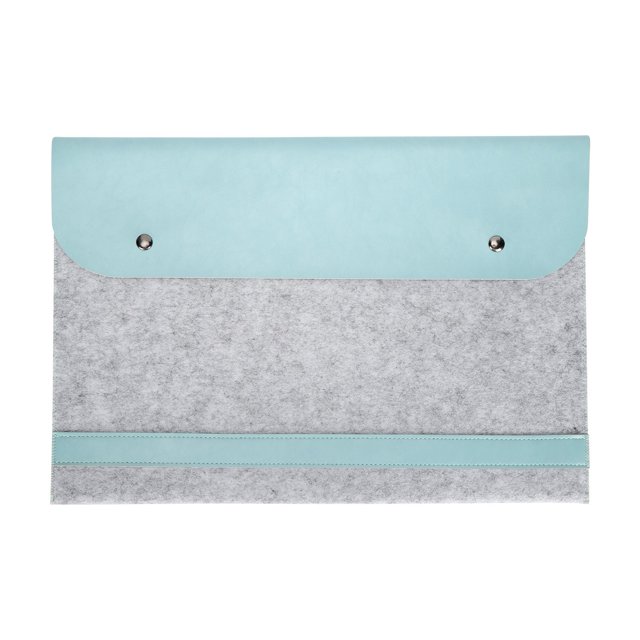 Funda protectora para ordenador portátil tipo tirón, bolsa protectora de microfibra de fieltro de doble capa para modelos MacBook Pro de 15,4 pulgadas