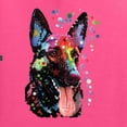thumbnail image 5 of Wild Bobby Dean Russo German Shepherd Dog Lover Unisex Crewneck Graphic Sweatshirt, Neon Pink, 3X-Large, 5 of 5