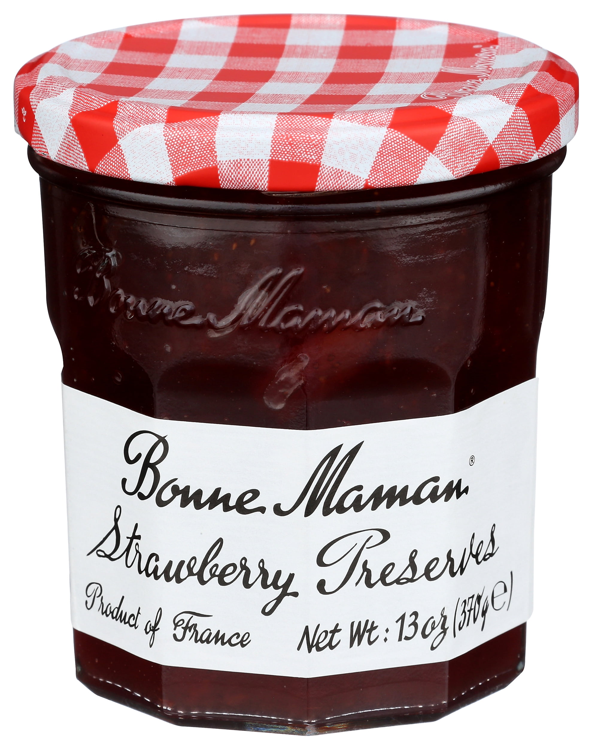 Pack of 6, Bonne Maman Strawberry Preserves, 13 oz
