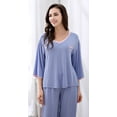 thumbnail image 4 of Richie House Women's Jersey Sleepwear Two-piece Set RHW2830-A-L, 4 of 7