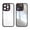 Blackred, variant on for iPhone 12 Pro Max Case Clear Slim, [Built in Lens Protector] [Non Yellowing] TPU Bumper Transparent Back Hard Shell Shockproof Thin for Men Women for iPhone 12 Pro Max, Black