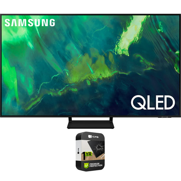 Samsung QN65Q70AA 65 Inch QLED 4K UHD Smart TV (2021) Bundle with Premium Extended Warranty