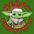 thumbnail image 2 of Men's Star Wars: The Mandalorian Grogu Merry Christmas  Graphic T-Shirt, 2 of 5