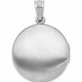 thumbnail image 4 of Sterling Silver Rhodium-Plated Polished 20mm Round Ash Holder Locket (28.5 X 20.5) Made In Hong Kong -Jewelry By Sweet Pea, 4 of 8