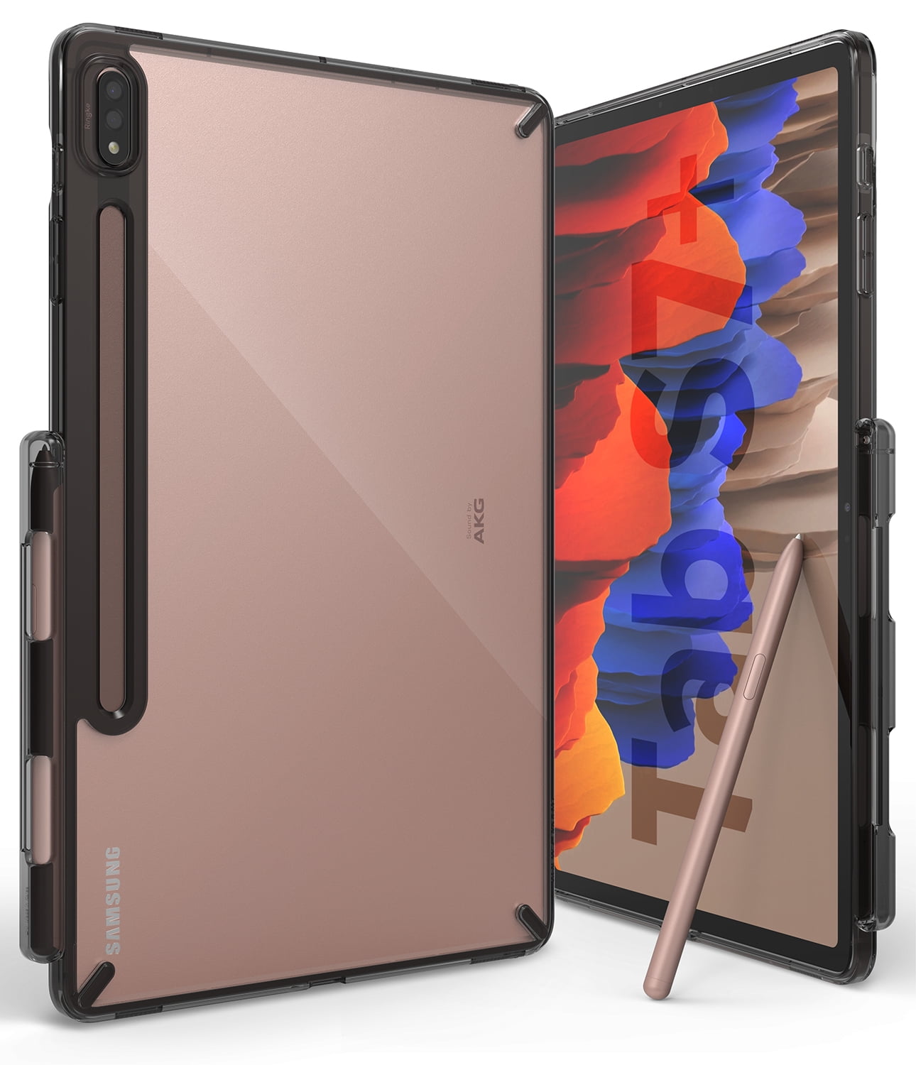 Uitwerpselen periscoop uitrusting Ringke Fusion Case Designed for Samsung Galaxy Tab S7 Plus - Smoke Black -  Walmart.com