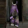 thumbnail image 6 of Pyhlmscde Womens Pumpkin Bat Halloween Print Straps Overalls with Pockets, Jumpsuits for Women, Womens Halloween Costumes 2025, Rompers for Women, 6 of 6