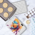 thumbnail image 5 of ALAZA Basketball Abstract Pot Holders Set of 2 Heat Resistant Kitchen Oven Mitts, 5 of 7