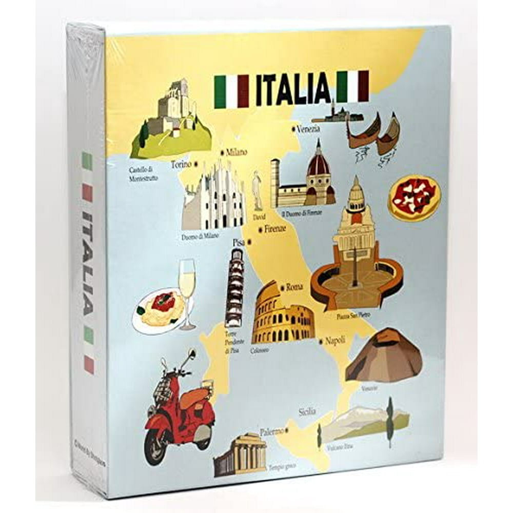 Italy Embossed Photo Album 100 Photos NEW / 4x6 - Walmart.com - Walmart.com