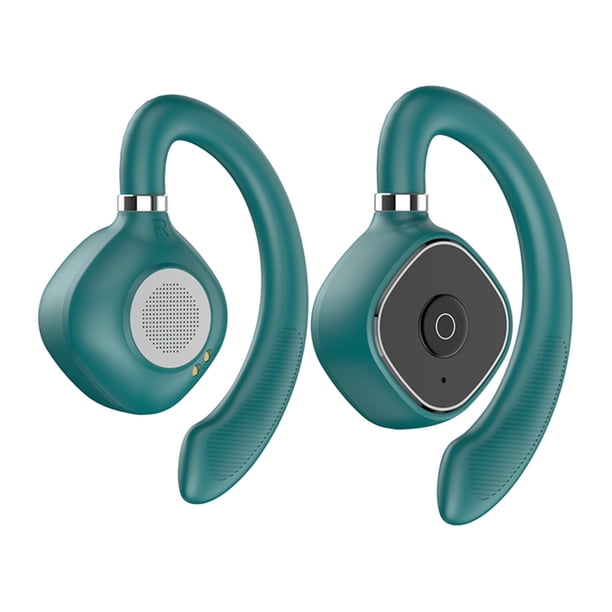 Bearachild Auricular compatible con Bluetooth para adultos con caja de carga Auriculares con micrófono recargable con cancelación de ruido Cables de audio/vídeo Verde