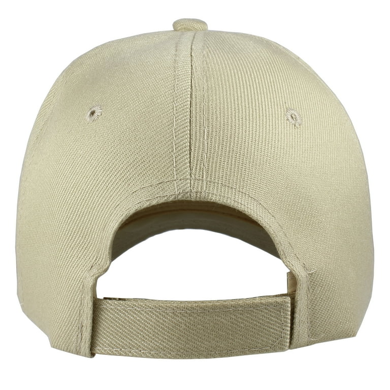 Gelante Adult Plain Baseball Hat Cap Adjustable Back Strap 12 Pack