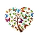 thumbnail image 5 of Arte de pared de Metal, decoración de pared, hierro en forma de corazón, de la vida, arte de pared, mariposa colgante para dormitorio, cocina,, 5 of 8