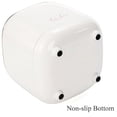 thumbnail image 4 of 2 Pack Tabletop Trash Can, Mini Plastic Countertop Trash Can Wastebasket Rubbish Bin, with Removable Inner Light Green White 14.5*14.5*15cm, 4 of 5